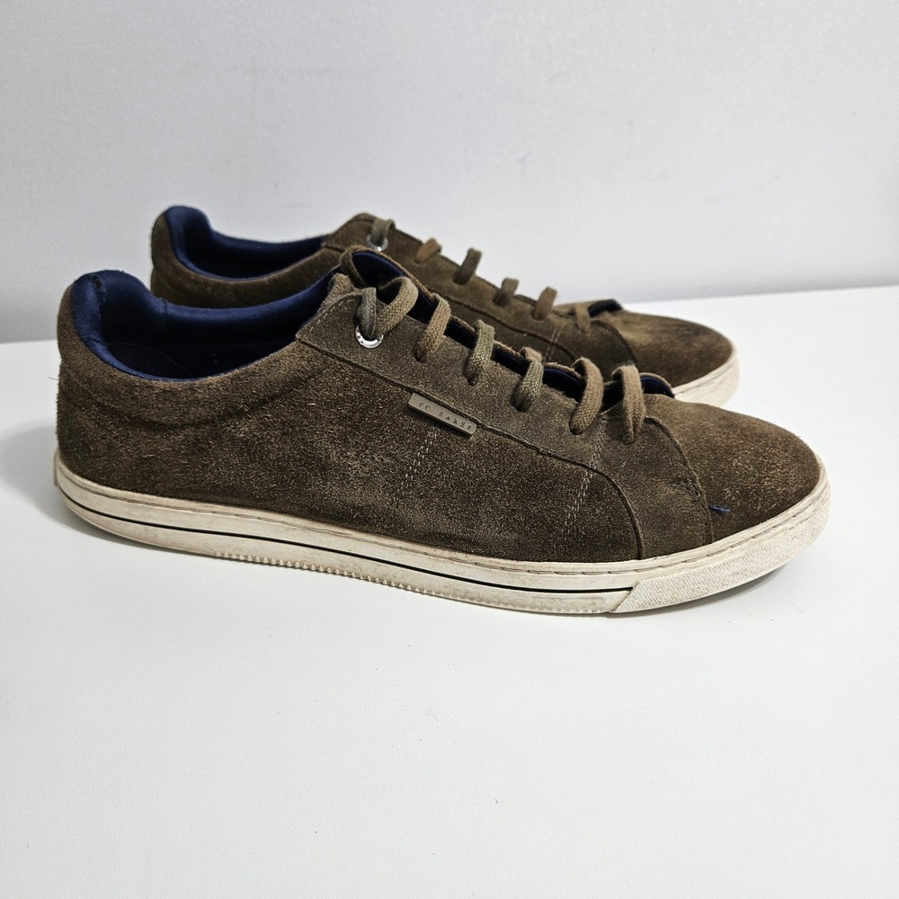 Ted Baker London Eppand Mens Suede Low Top Sneakers 10.5
